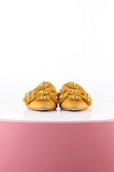 Aquazzura Hardal Rengi Sivri Burun Terlik - 37